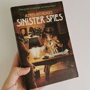 1982 Alfred Hitchcock's Sinister Spies Paperback Book
